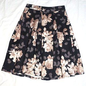 A Line Floral Skirt